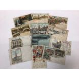 Postcards loose accumlation incluidng a good quantity of early cards, black and white and coloured G