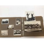 1930's photograph ablum including Highland Gathering and Dancing, Coronation Day, family photographs