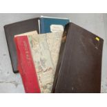 Group of albums relating to writer Douglas V Duff, his own reference materials and cuttings
