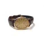 Mappin & Webb 9ct gold cased quartz wristwatch