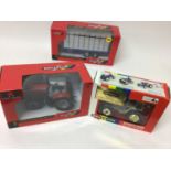 Diecast boxed selection including Britains farm vehicles, outdoor action and task force, Corgi farm