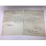 Quantity of ephemera, including Autograph Lord Stanfordham ...