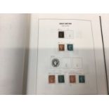 Stamps G.B. collection in two Stanley Gibbons albums including 1840 1d black