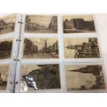 Postcards Colchester Collection in Album including heraldic, street scenes, landmarks, multiviews, e
