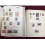 Selection of stamps in albums and ephemera to be assessed