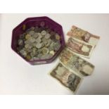 World - Mixed coins and banknotes to include Switzerland currency (Qty)