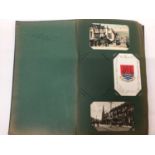 Essex interest - green album of postcards and RPs Clacton on Sea, Harwich, Dedham (approx 70 cards)