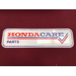 Honda Hondacare parts garage sign