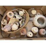 Classical pottery vessels and fragments