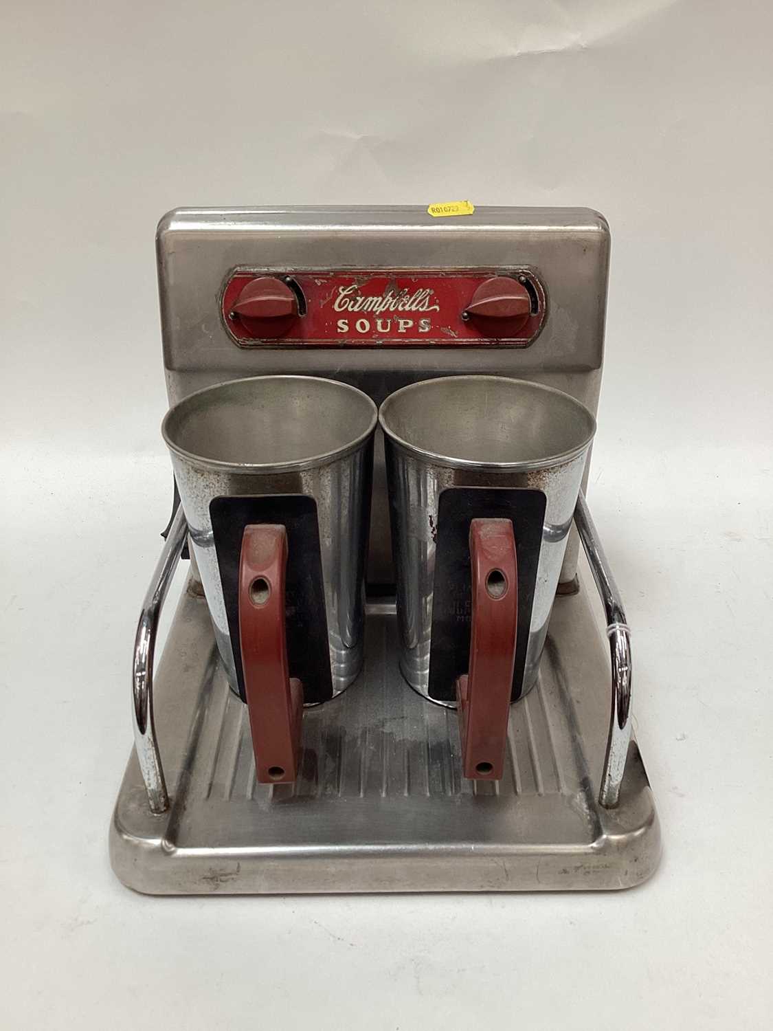 Vintage Campbell's Soups cafe machine