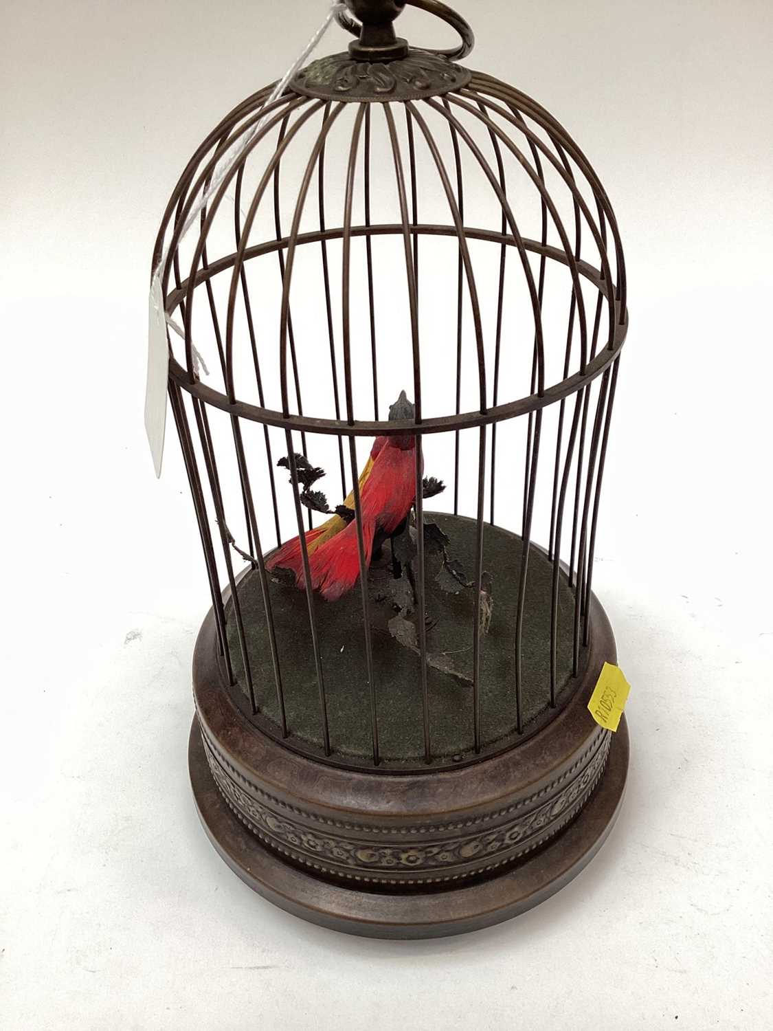 A singing birdcage automaton, 20th century - Image 5 of 6