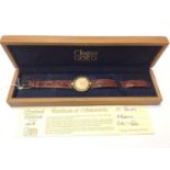 Clogau 18ct gold cased limited edition wristwatch