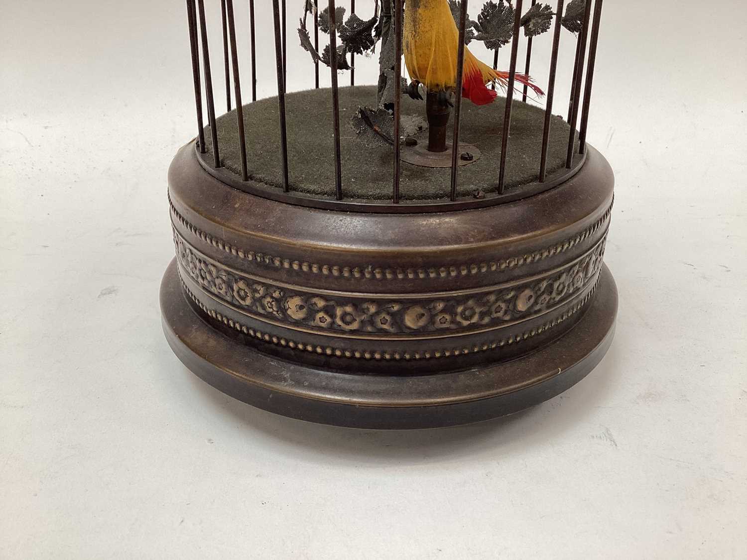 A singing birdcage automaton, 20th century - Image 2 of 6