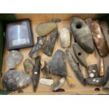 Good group of worked Neolithic and other flint and stone tools