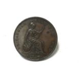 G.B. - Copper Penny Victoria 1846 EF (1 coin)