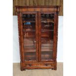 19th century mahogany Biedermeier bookcase