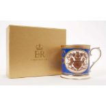 H.M.Queen Elizabeth II 2013 Royal Household Christmas present Royal mug in fitted box