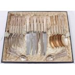 Silver dessert cutlery by James Dixon & Sons