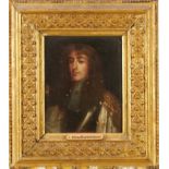 After Jan Anthonisz Van Ravesteyn (c.1570-1657) oil on panel - portrait of Prince Rupert, 20cm x 1