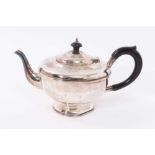 1930s silver teapot