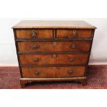 Mid-18th Century walnut chest of drawers of good colour