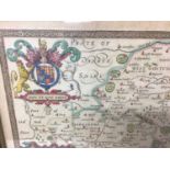 John Speede - map of Leicestershire and a small 18th century map
