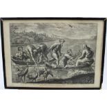 After Raphael, 18th century mezzotint etching published by Carrington Bowles