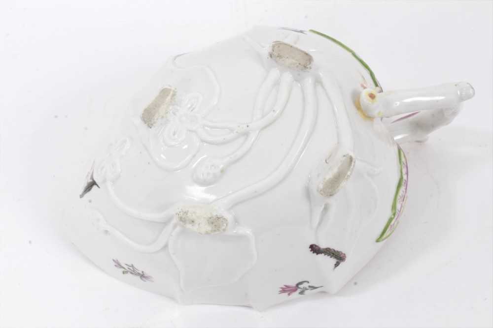 18th century Chelsea Derby porcelain sauce boat - Bild 7 aus 13