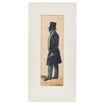 John Dempsey of Liverpool (act. 1832-1844) watercolour silhouette on card