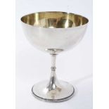 1920s silver goblet