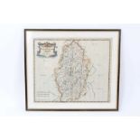 Robert Morden, handcoloured engraved map of Nottinghamshire, together with four others of the region