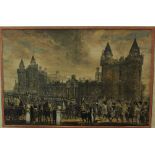 After William Turner, The Arrival of George IV at Holyrood