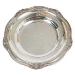 Spanish silver dish from Emporer Haile Sellassie's service