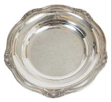 Spanish silver dish from Emporer Haile Sellassie's service