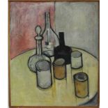 Douglas Pittuck (1911-1993), oil on board, Still life