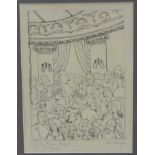 Pearl Binder 1904-1990 Gaiety First Night lithograph signed, titled and dated in pencil