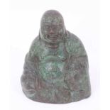 Hollow cast bronze Buddha