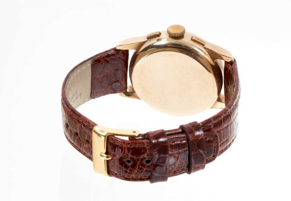 Gentleman's Asprey gold chronograph wristwatch in original box - Image 4 of 4