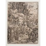 Albrecht Durer (1471-1528) woodcut - Martyrdom of Ten Thousand