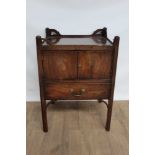 George III mahogany washstand