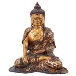 Thai gilt hollow bronze Buddha