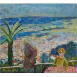 *John Hanbury Pawle (1915-2010) oil on board- Hommage à Bonnard, signed and dated ‘92, 51cm x 56cm