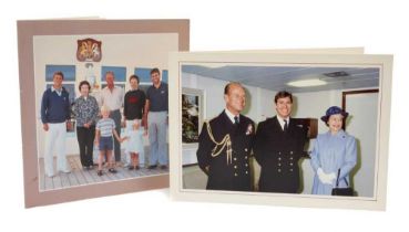 H.M.Queen Elizabeth II and H.R.H.The Duke of Edinburgh, two signed 1982 and 1983 Christmas cards wit