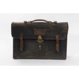 Scarce King George V Government issue brief case
