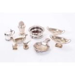 Selection of miscellaneous silver and white metal (Various dates and makers).