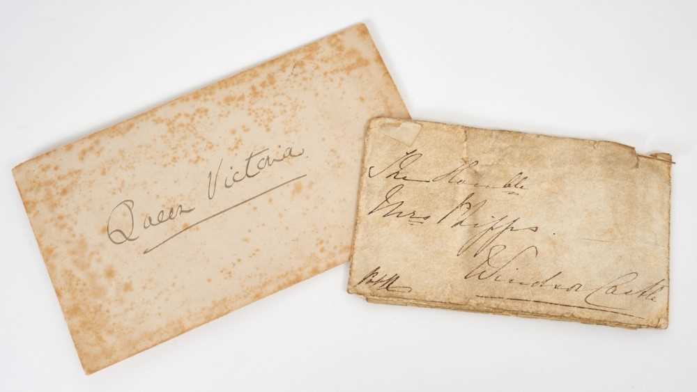 H.M.Queen Victoria, handwritten letter addressed to The Honourable Miss Phipps, Windsor Castle dated - Image 3 of 3