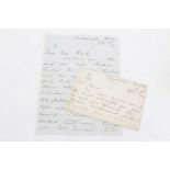 H.R.H.Princess Mary Duchess of York ( later H.M.Queen Mary) handwritten letter dated July 23rd 1907