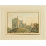 Attributed to Joseph Mallord William Turner (1775 - 1851), watercolour - Christchurch Abbey, Hampshi