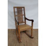 Robert Mouseman Thompson oak rocking chair