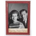 Angus Ogilvy & Alexandra signed Royal presentation photograph dated 1969
